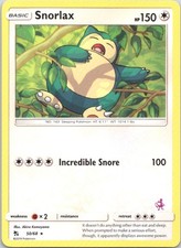 2019 Pokemon Hidden Fates Snorlax MEWTWO STAMP #50/68 picture
