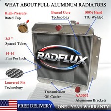 Radiator For Chevy Truck 3100 3200 3400 3500 3600 3800 1955-1959 58 3.8L 4.6L AT picture