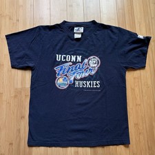 Vintage UCONN Huskies T-Shirt NCAA Final Four 1999 (L 14/16) picture