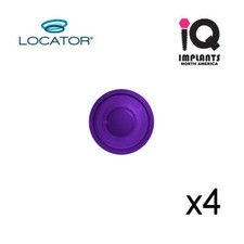 Zest LOCATOR Original Genuine Replacement Caps Standard X-Strong, Purple 8.0 lbs picture