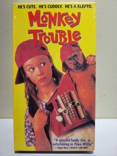 BRAND NEW Monkey Trouble (VHS 1994) Thora Birch RARE Sealed OOP picture