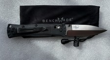 Benchmade 530 Mel Pardue Knife 154CM Satin Plain Edge Discontinued USA picture