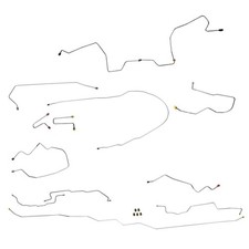 1995-99 Chevrolet Tahoe GMC Yukon 2 or 4 Door Complete Brake Line Kit Stainless picture