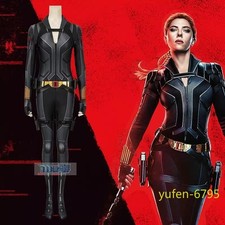 Black Widow Natasha Romanoff Cosplay Suit Bodysuit Costume Jumpsuit Outfit Gifts picture