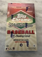 2025 TOPPS CHROME PLATINUM HOBBY BASEBALL BOX FACTORY SEALED picture