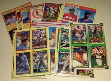 28 Box Bottoms (cut from Baseball Card Boxes) Griffey Ryan Ripken Henderson etc. picture