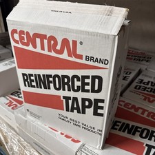 Central reinforced tape. Natural, 3in x 450ft. 10 rolls per case picture