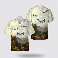 US Navy CMV 22B Osprey Hawaiian Shirt 8211 Hawaiian Shirt Gifts For Navy Soldier picture