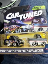 2026 MGA Car Tuned Series 9  Just Truckin Ford Set Of 2 New Realease picture