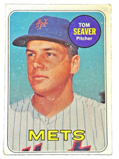1969 Topps Tom Seaver #480 New York Mets HOF Vintage Baseball Card picture