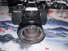 Minolta XD11 Black 35mm SLR Film Camera + Vivitar 28mm f/2.5 Kiron Lens picture