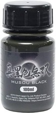 SHIN KOKUSHOKU MUSOU BLACK ACRYLIC PAINT 100ml KOYO Orient Japan JAPAN Import picture