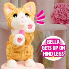 Just Play FurReal Bella Biscuit-Making Kitty, 10 Inch Interactive Plush Cat Toy, picture