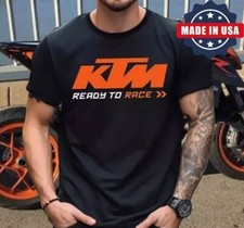 KTM Ready to Race T-shirt Black Unisex racing fan gift, Men's Shirt S-5XL picture
