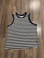 Citizens of Humanity Jessie Modern Muscle Tee Eclipse Stripe Large picture