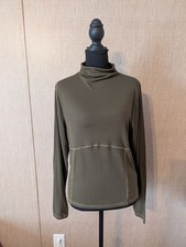 Old Navy Olive Ultralite Go Dry Long Sleeve Mock Neck Top picture