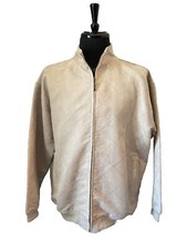 VTG Pelle Pelle Marc Buchanan Jacket Medium Debossed Allover Logo Microsuede picture