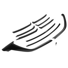 Fits 2016-2023 Mazda CX-9 Front Grille Molding Trim Overlay W/Tape picture