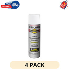 4 Pack White 15 Oz Rust-Oleum Professional High Performance Enamel Semi-Gloss picture