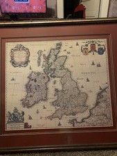 32x36 Nicolaus Visscher Magnae Britanniae Tabula, Angliam, Scotiam, et Hiberniam picture