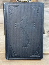 1877 Hjemlandssange M.F. Gjertsen Norwegian American Lutheran Hymnal Antique picture