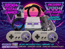 Authentic SNES Super Nintendo Classic Mini Full SNES Library GBA & 3200+ CLV-201 picture