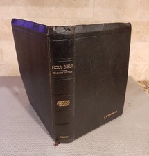 Antique Holy Bible Teacher’s Edition American Standard Thomas Nelson 1901-1929 picture