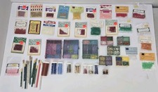 50+ Pcs Mixed Craft Bead Lot Jewelry Making Bulk Seed Colorful Rocale Bugle VTG picture