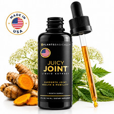 Juicy Joint Liquid Extract Joint Mobility Relief Organic Vegan USA Made 2oz picture