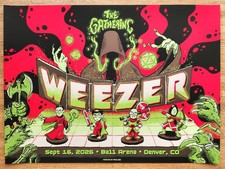 Weezer The Gathering Ball Arena Denver Poster 9/16/2026 picture