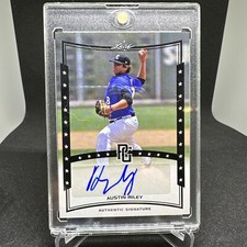 2014 Leaf Perfect Game Showcase Black Austin Riley Auto# A-AR2 picture