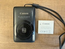 Canon Powershot SD1400 IS Black Digital Camera 14.1MP Digital Elph with Battery picture
