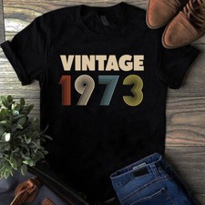 Vintage 1973 years old Unisex Men Women Tshirt picture
