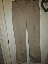 Inc International Concepts Tan Trousers Size 4 Rayon Nylon Spandex Stretch Dress picture