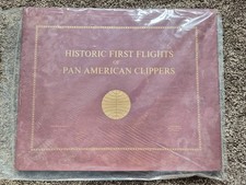 Rare 1963 Pan Am Historic First Flights Portfolio 10-Plates DUAL SIGNED Lindberg picture