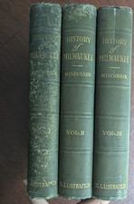 History of Milwaukee, Wisconsin (Volumes I, II and III), Vintage 1922 picture