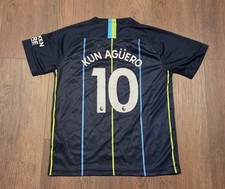 Sergio Kun Aguero Manchester City Youth Soccer Jersey Medium Football #10 picture