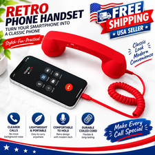 Retro Phone Handset,Retro Phone Handset for iPhone and Android,Type-C for Phones picture
