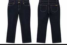 Chico’s So Slimming Lifting Jeans Chico Size 2 12 Dark Wash Straight Leg Stretch picture