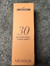 MENOKIN 30 Seconds Quick Bubble Mask Lift Collagen Facial Mask 95ml Korean Skinc picture