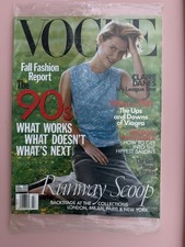 1998 Vogue Magazine Claire Danes Parker Sex & The City Fashion Print Ads SEALED picture