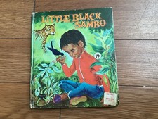 LITTLE BLACK SAMBO 1959  Vintage Tell-a-Tale Book Whitman  Acceptable Condition picture