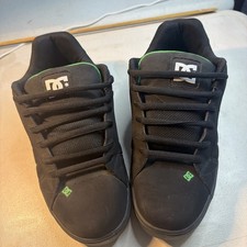 DC Shoes Coiler Mens Skate Sneakers in Black/Green size 10 US picture