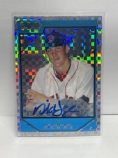 2007 Bowman Draft Chrome Picks Rookie X-Fractor /225 Nick Hagadone Auto Red Sox picture