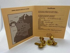 joyas precolombinas , Pre-columbian Jewelry cano ORIGINAL 24 Kt gold. Ref: 1014 picture
