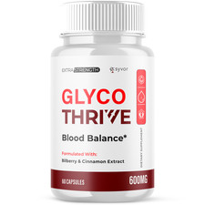 (1 Pack) Glyco Thrive Blood Pills Advanced Support GlycoThrive Supplement 60 Ct picture