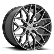 Niche 1PC M262 Mazzanti 20x9 5x4.5 Gloss Black Brushed Face Wheel 20