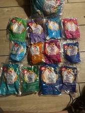 Vintage 1999 McDonald's TY Teenie Beanie Babies Complete Set of 12 New Sealed f picture