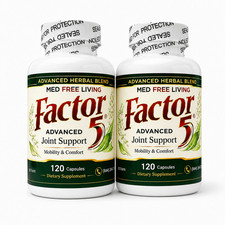 Factor 5 Joint Daily Routine Aid Support Supplement, 120 Count, 2 Bottles Pack picture