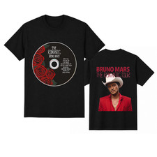 Bruno Mars Tour T-Shirt Vintage Graphic Fan Art Concert Tee Reprint picture